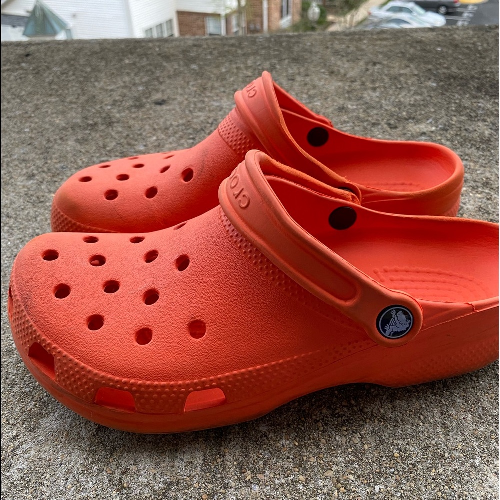 Orange Crocs - Classic Clogs
